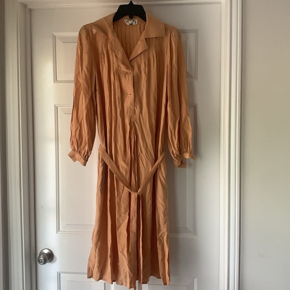 Soo Yung Lee For U.M.I. Collections Vintage Silk Dress - Picture 4 of 16